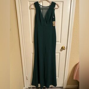 Green David’s Bridal Gown Deep-V